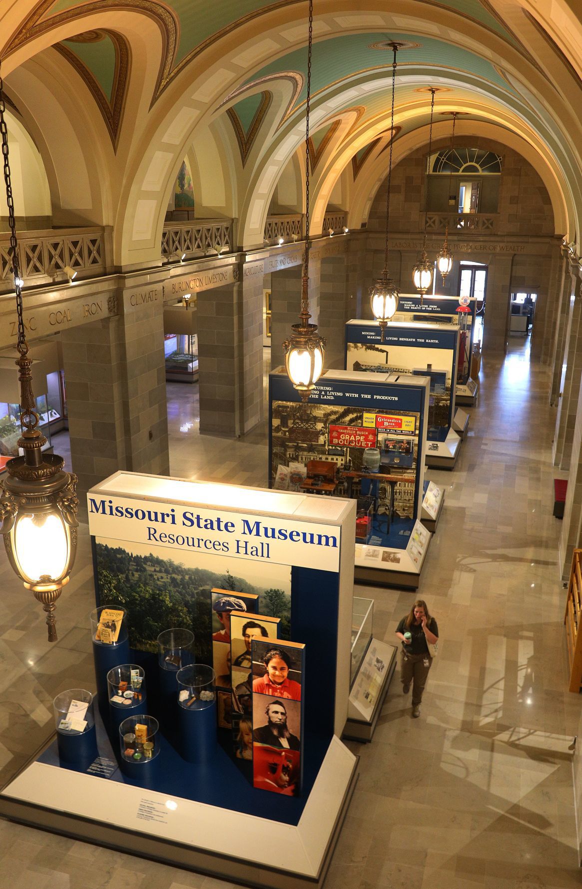The Missouri capitol is its own museum of art
